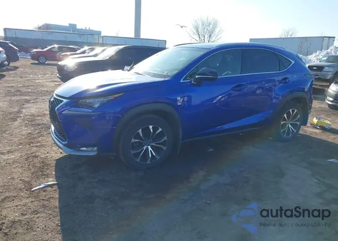 2015 Lexus Nx 200T F Sport из США, поврежденный, VIN JTJBARBZ5F2037562